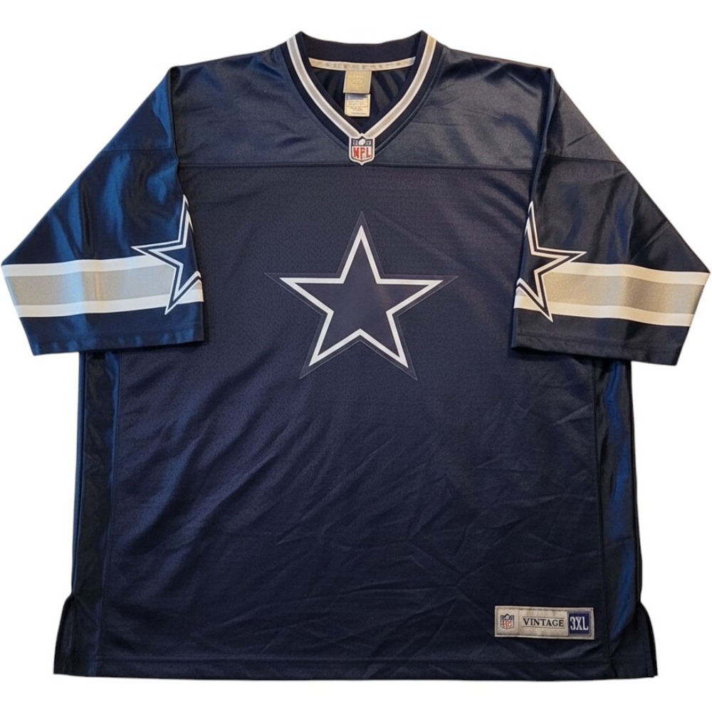 New NFL Pro Line Jersey Mens 3XL Navy New Dallas Cowboys Vintage Rep Jersey